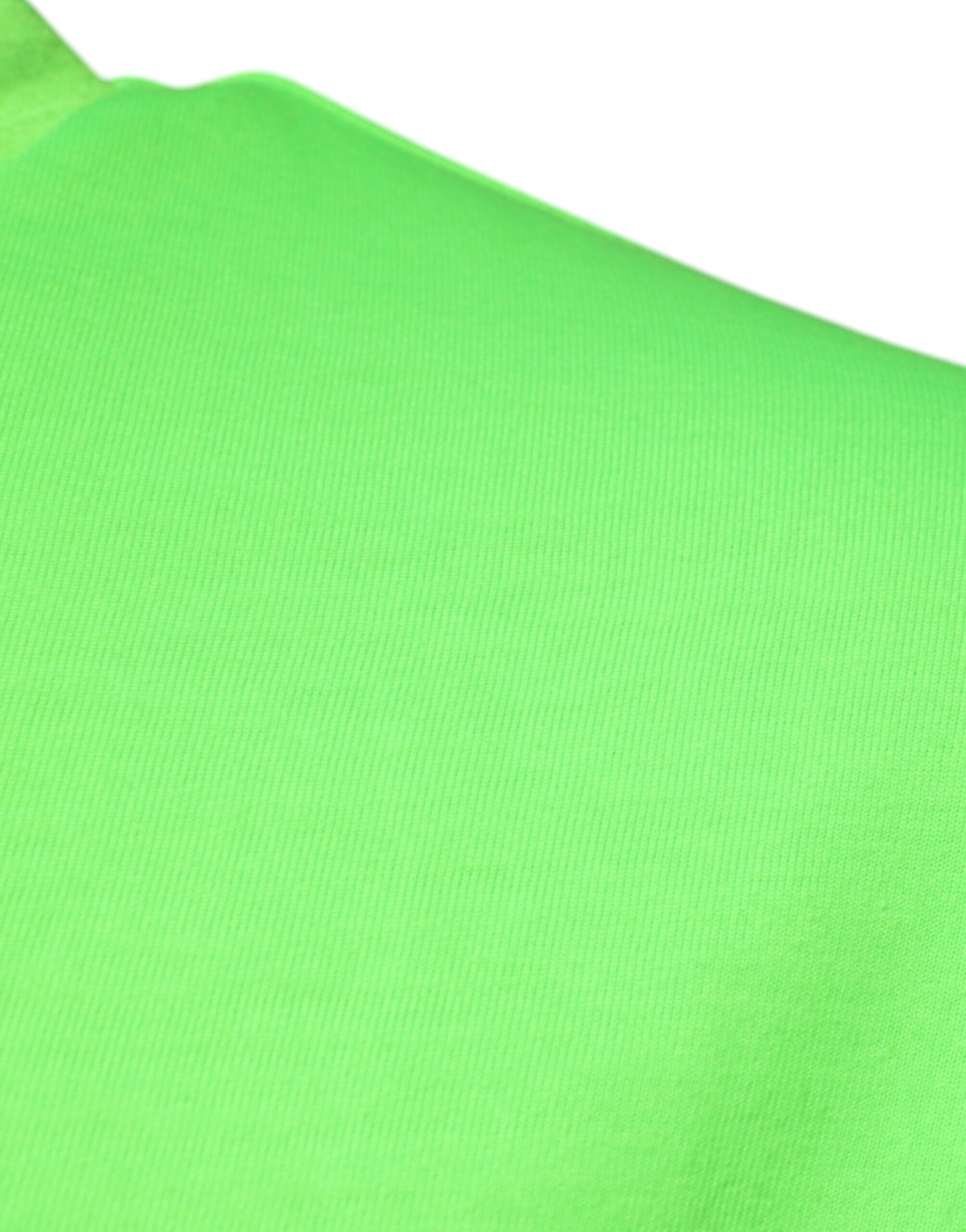 T-shirt ras du cou en polyester avec logo vert