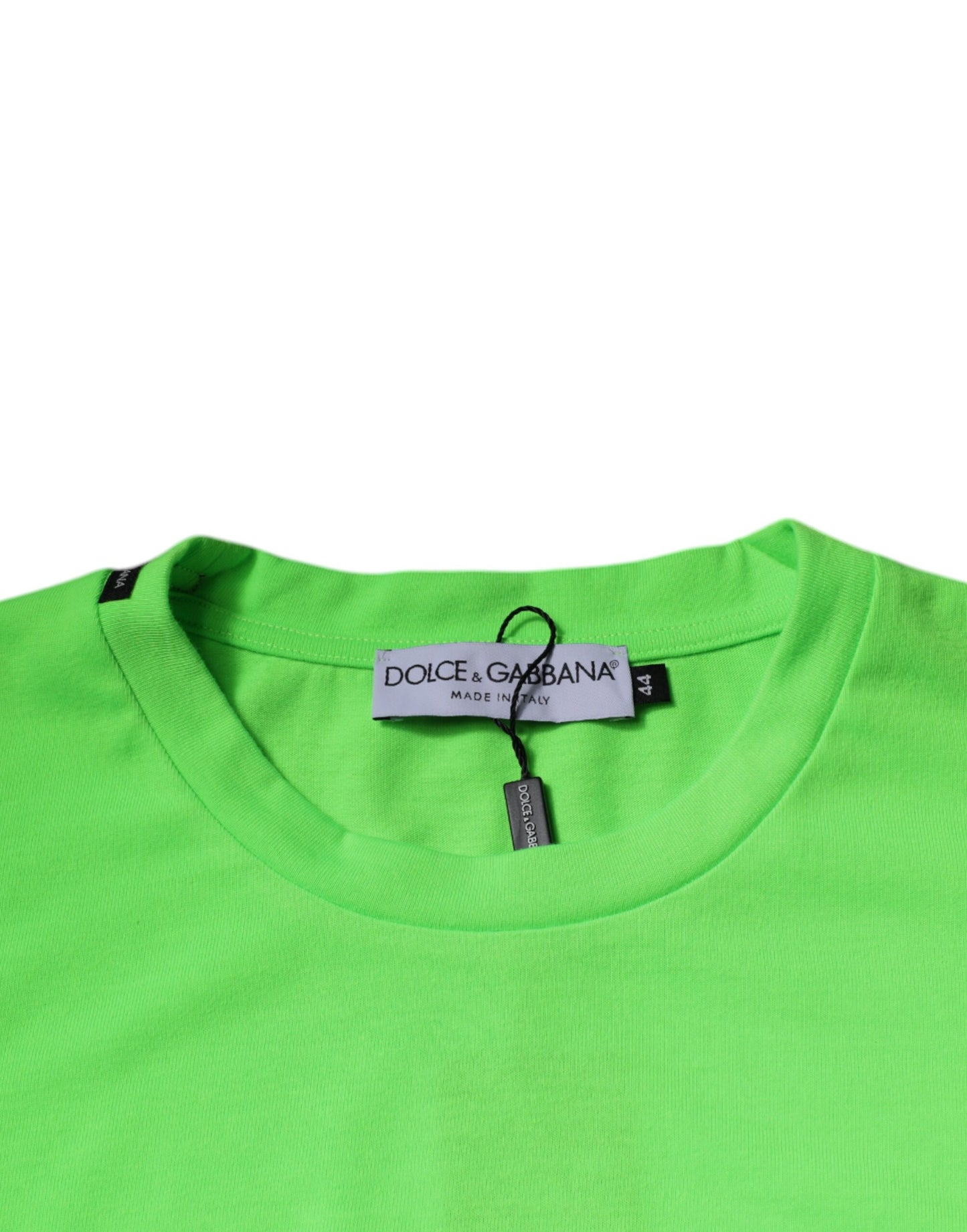 T-shirt ras du cou en polyester avec logo vert