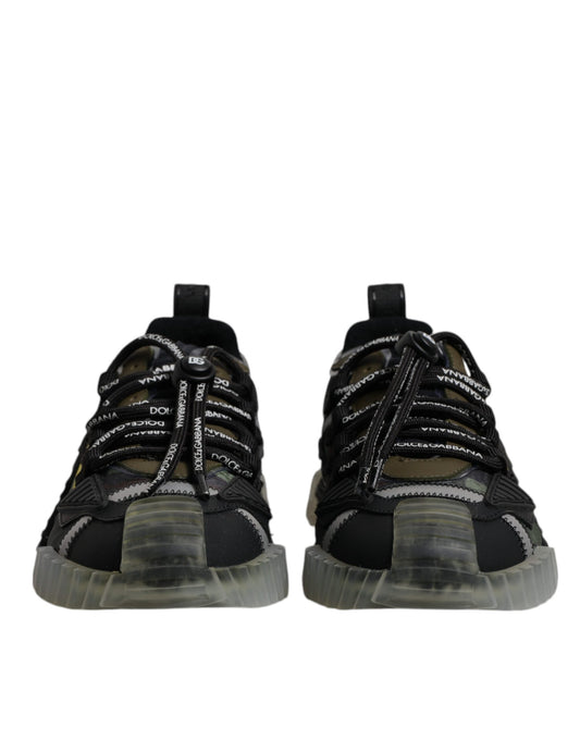 Zapatillas bajas NS1 de camuflaje verde y negro