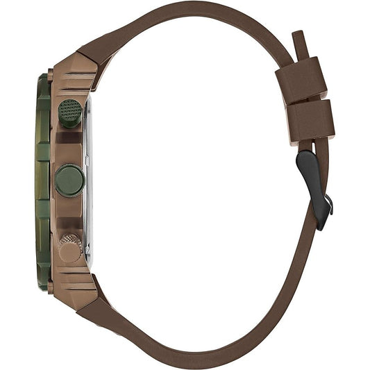 Montre synthétique marron