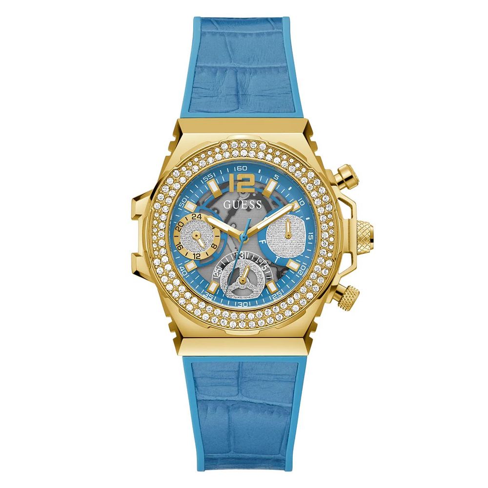 Montre synthétique bleue