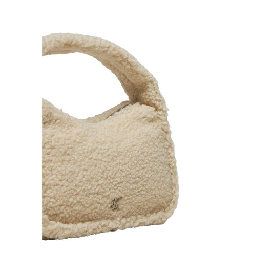 Sac à main en polyester recyclé crème
