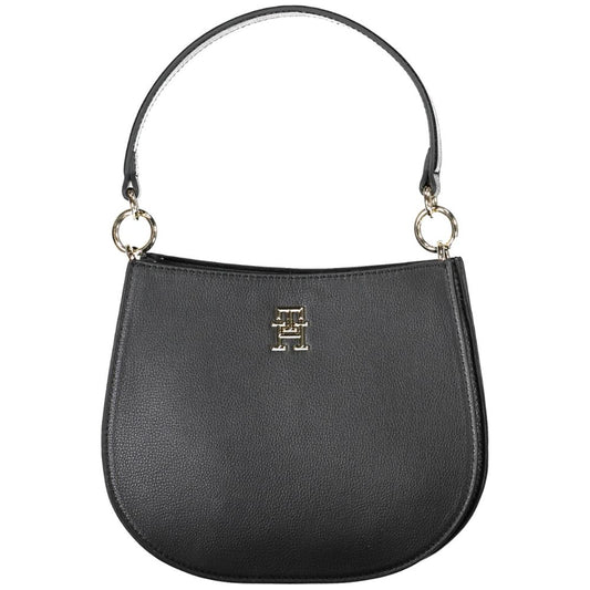 Sac à main femme en polyester noir
