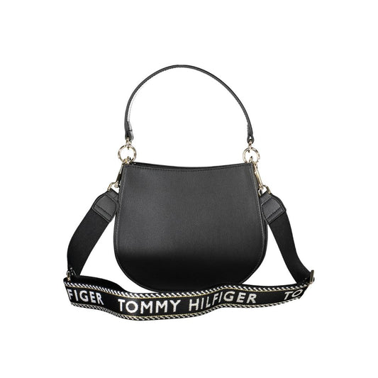Sac à main femme en polyester noir