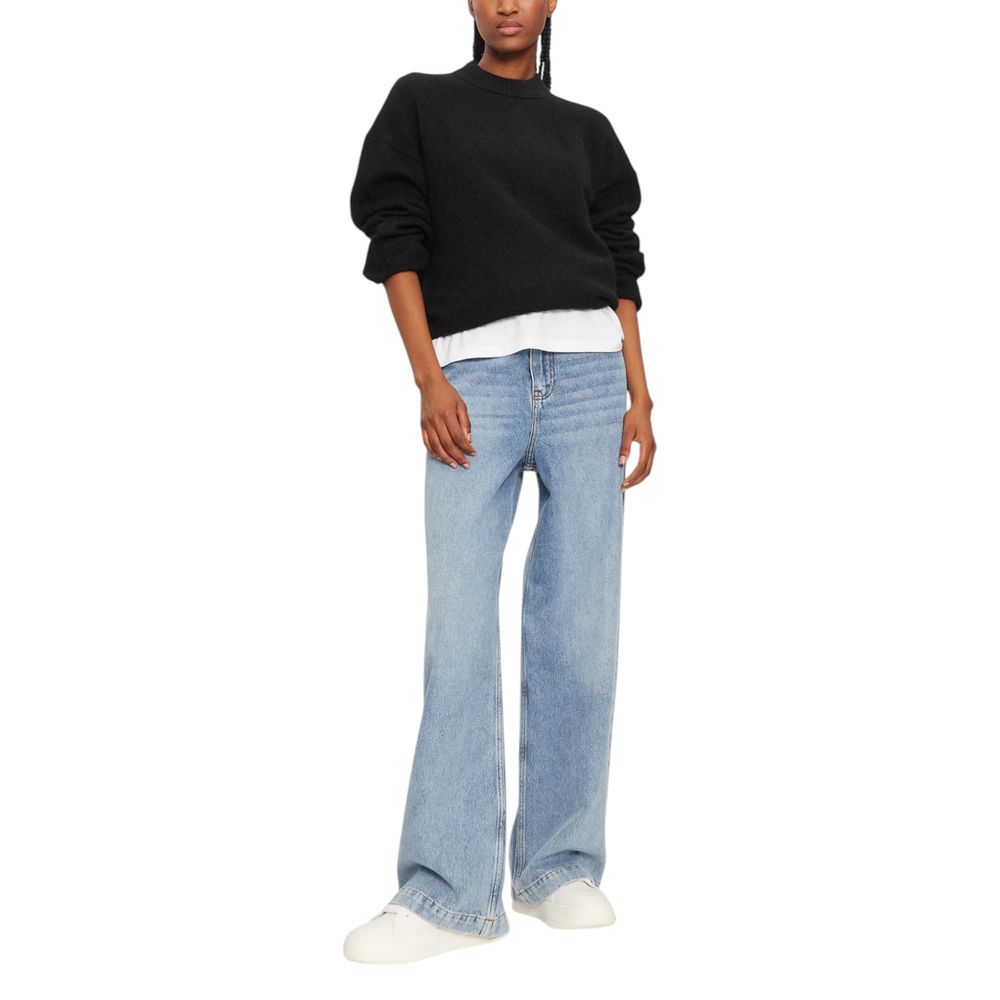 Pull en polyester noir