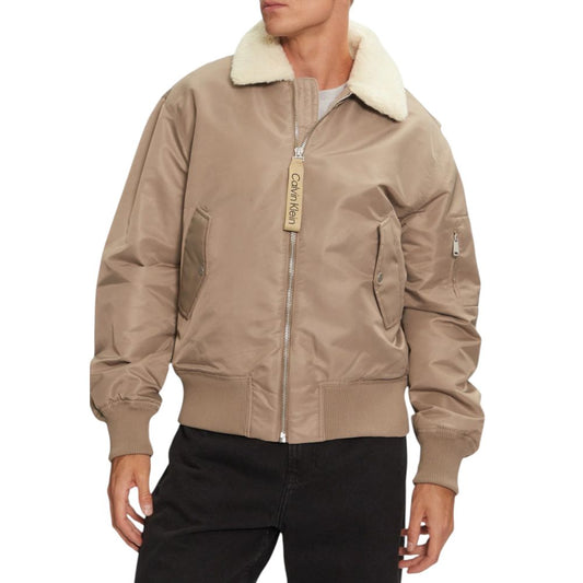 Chaquetas y abrigos de poliamida reciclada beige