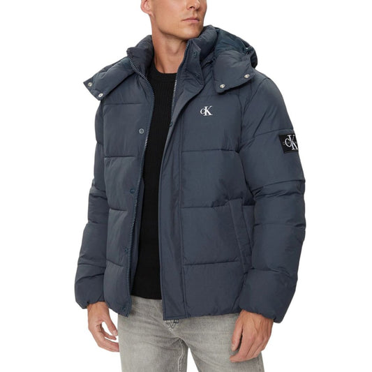 Chaquetas y abrigos de poliamida azul