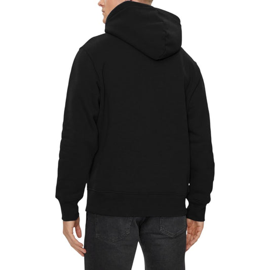 Black Cotton Hoody