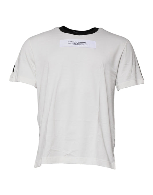 T-shirt ras du cou camouflage multicolore