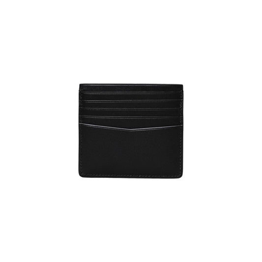 Cartera de cuero negra