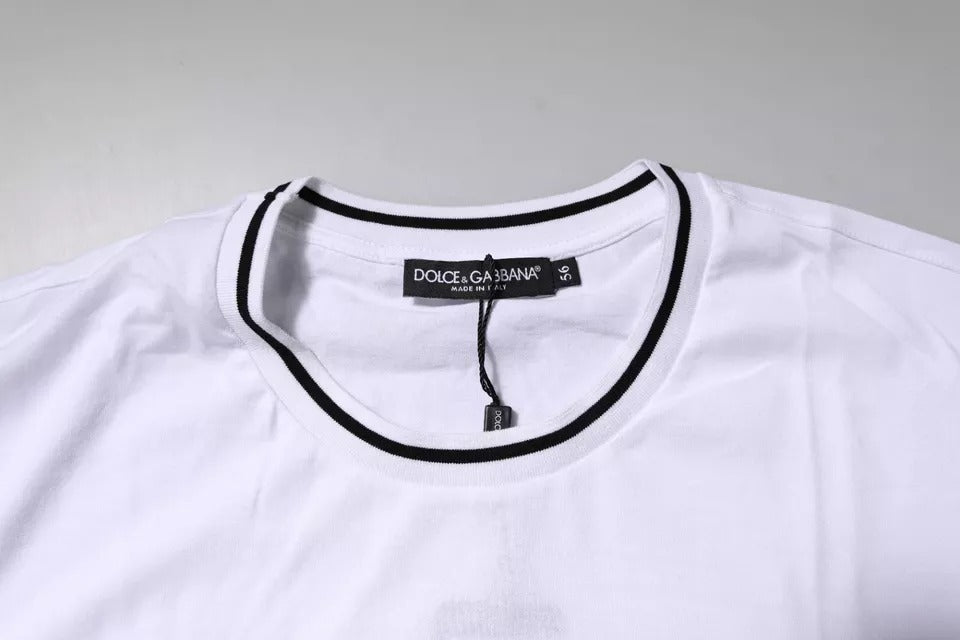 T-shirt blanc à manches courtes Sacré-Cœur
