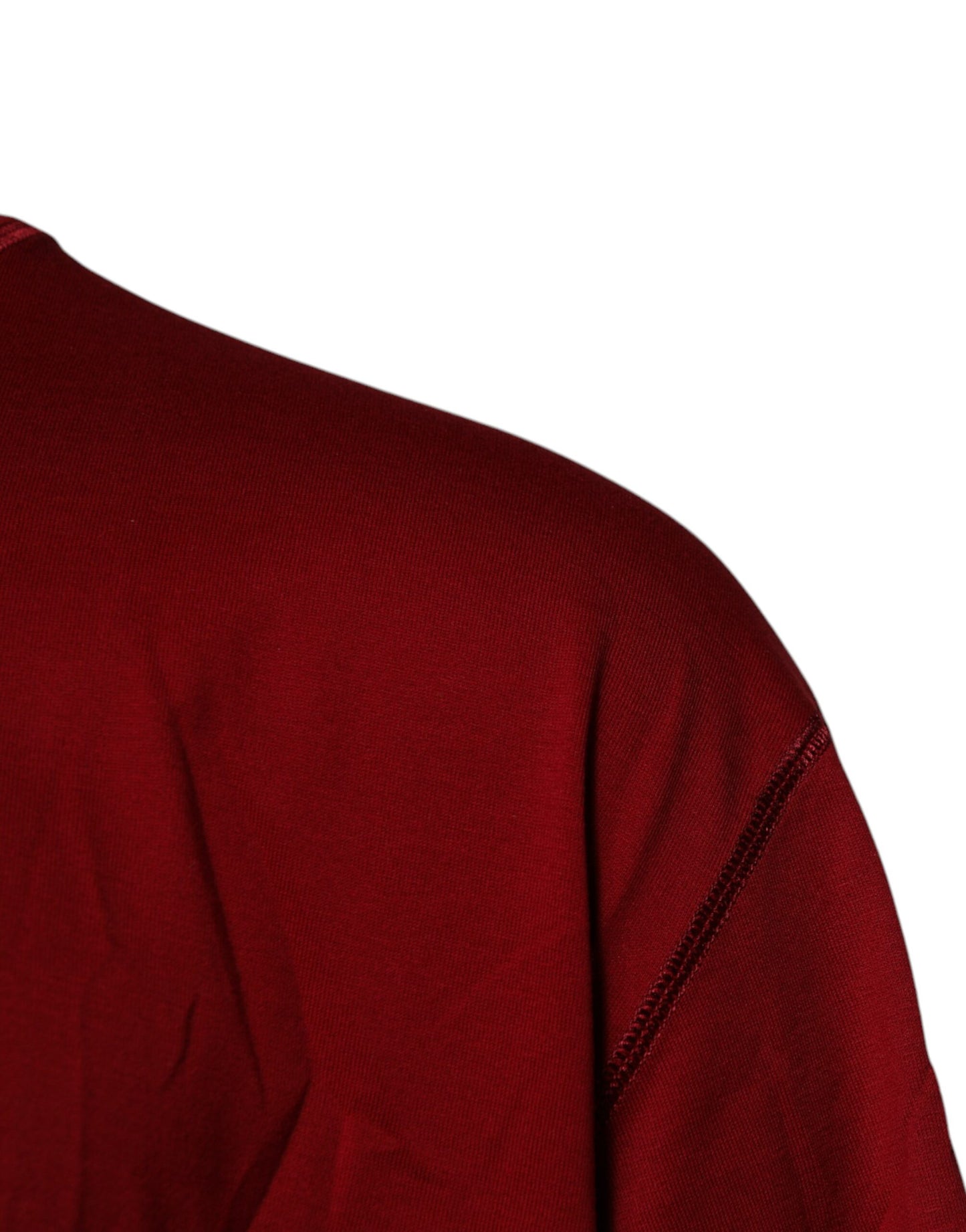 T-shirt ras du cou en coton avec logo rouge