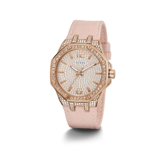 Montre en cuir multicolore