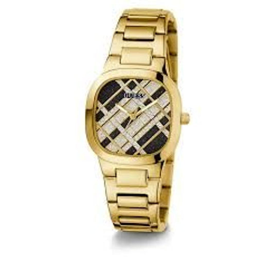 Montre en acier inoxydable doré