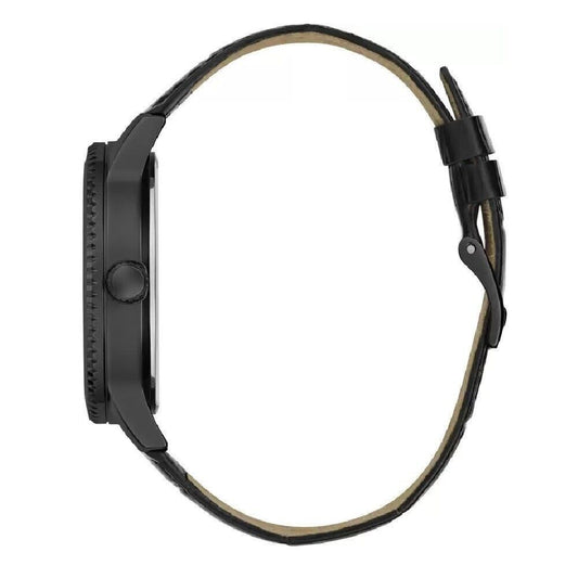 Reloj de cuero negro