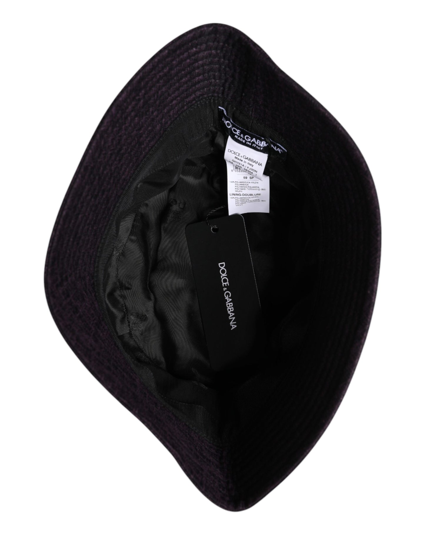 Sombrero de pescador de nailon de ala ancha negro