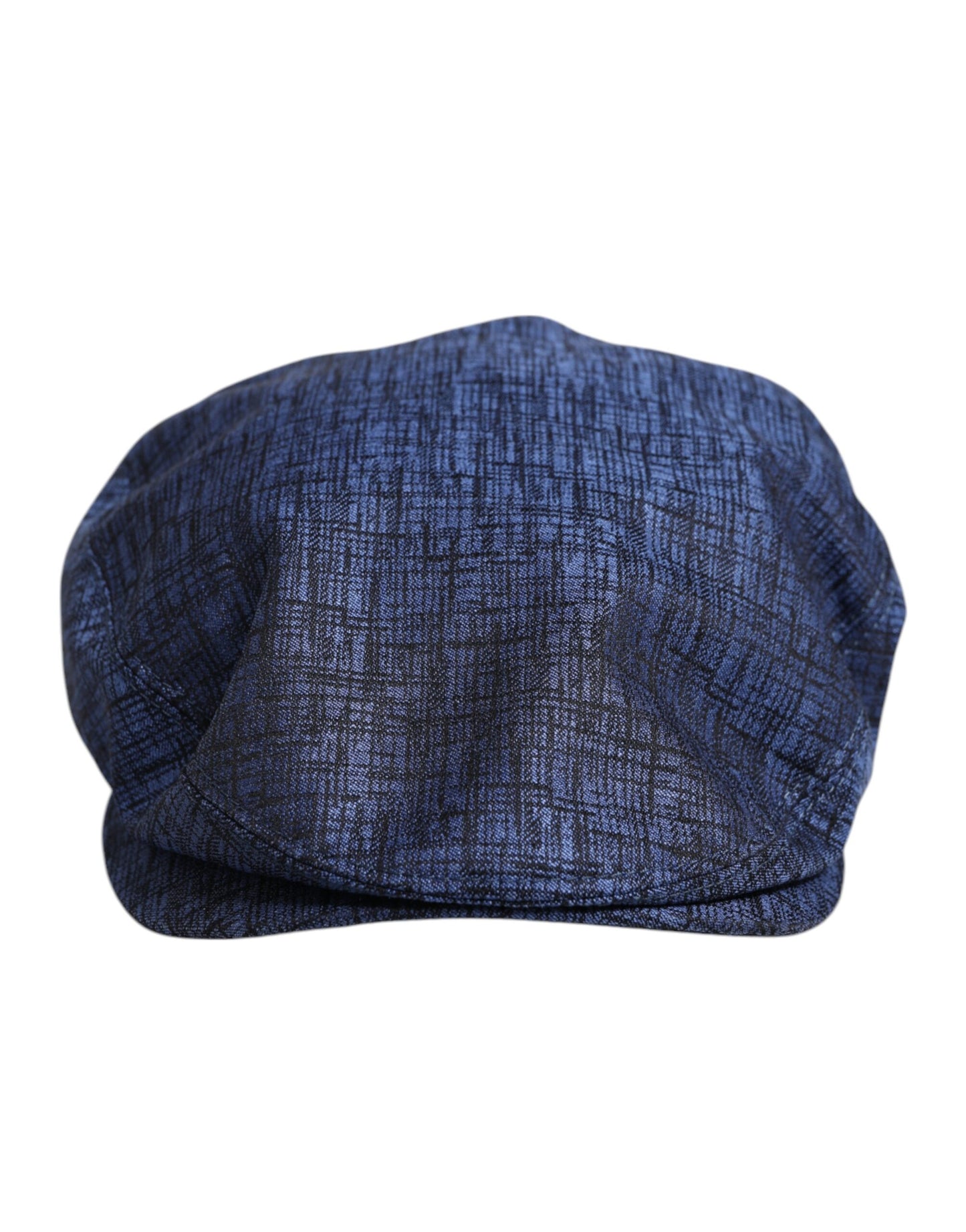 Casquette gavroche en coton extensible bleu