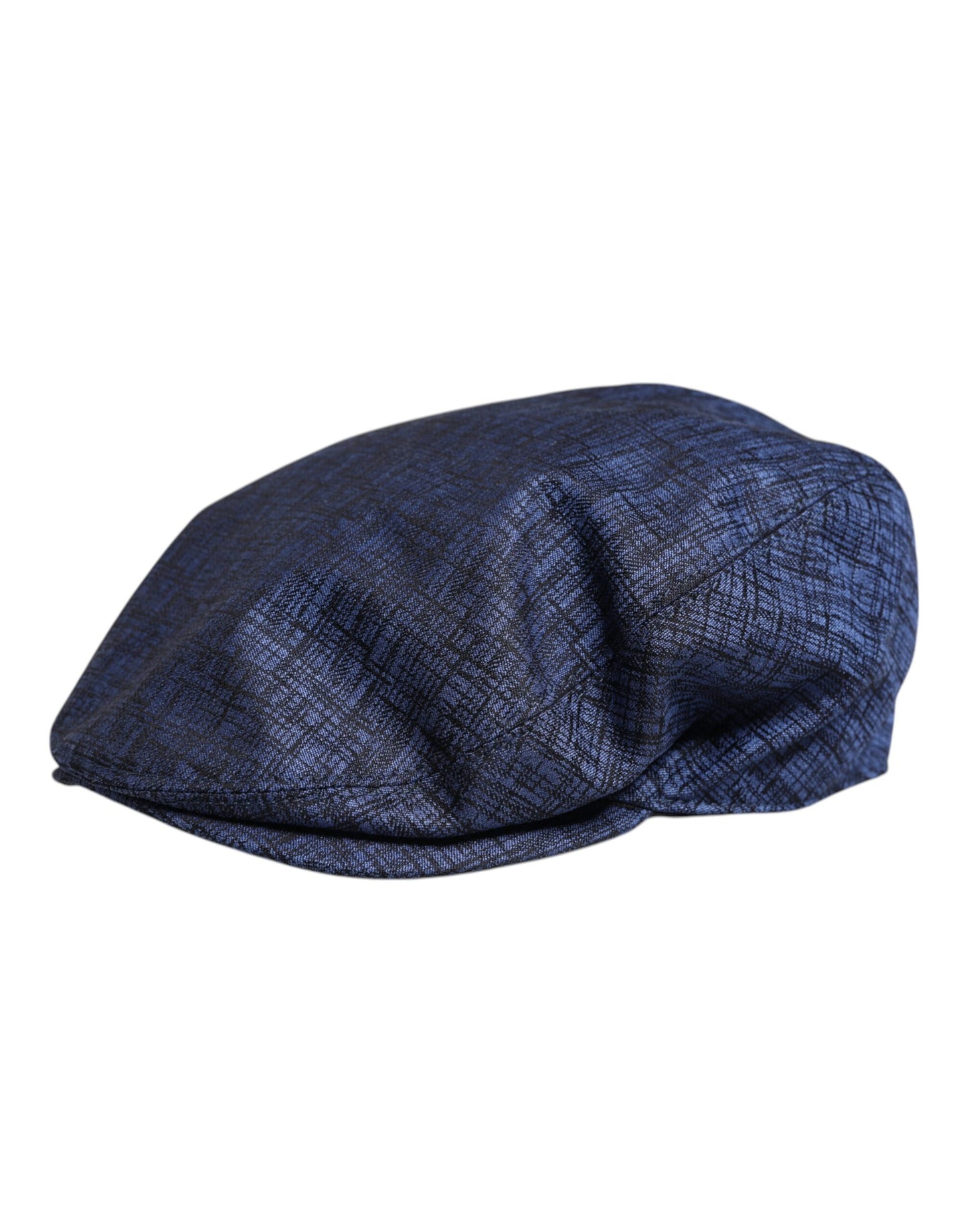 Casquette gavroche en coton extensible bleu
