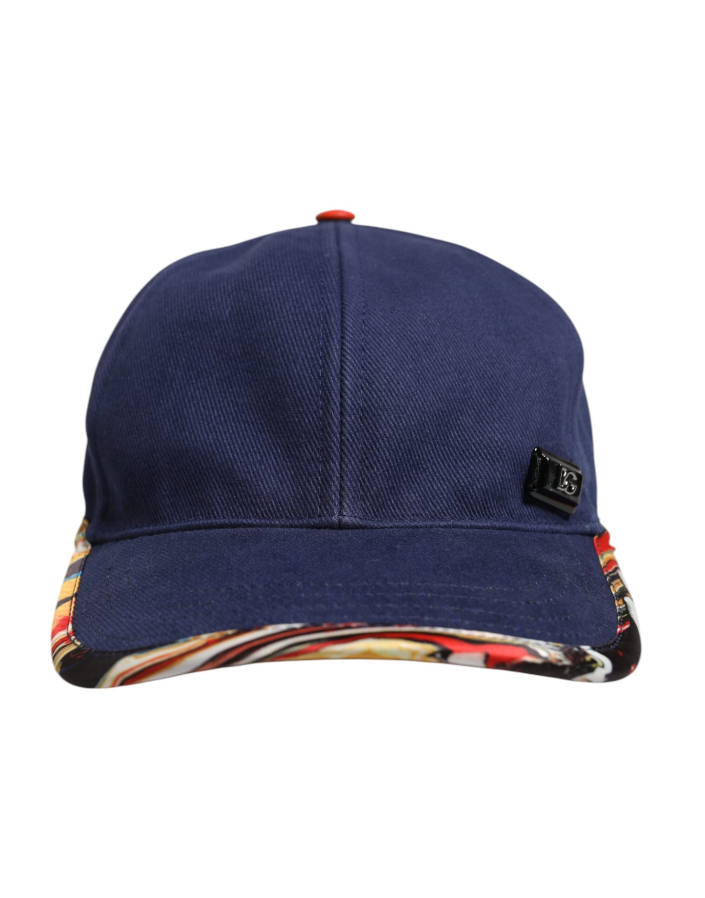 Gorra de béisbol de algodón azul de 6 paneles