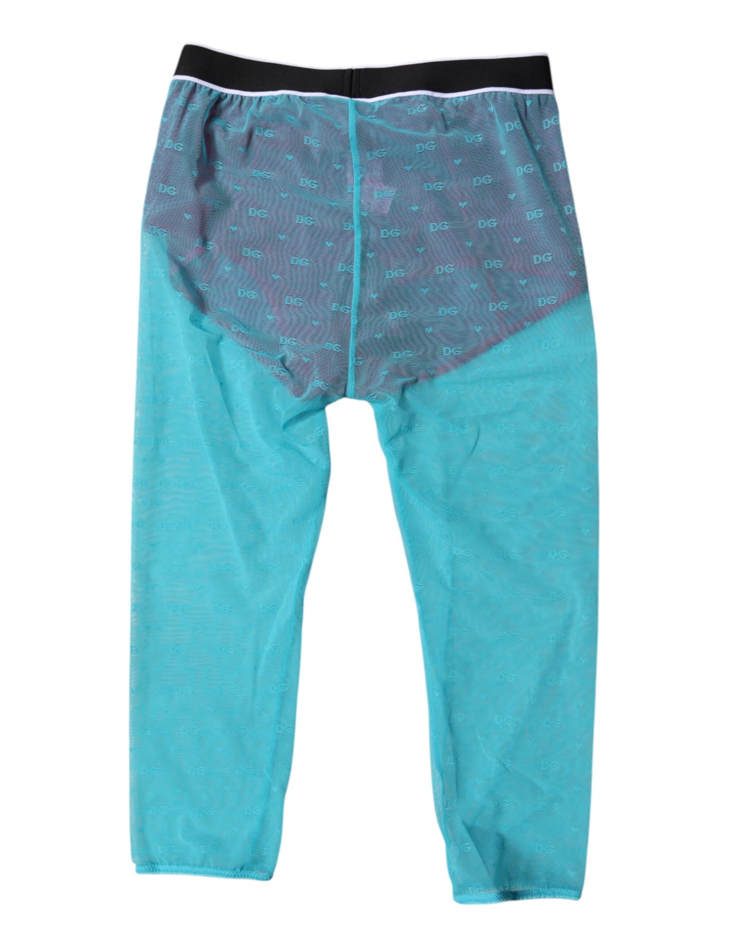 Lencería corta con logo azul fucsia