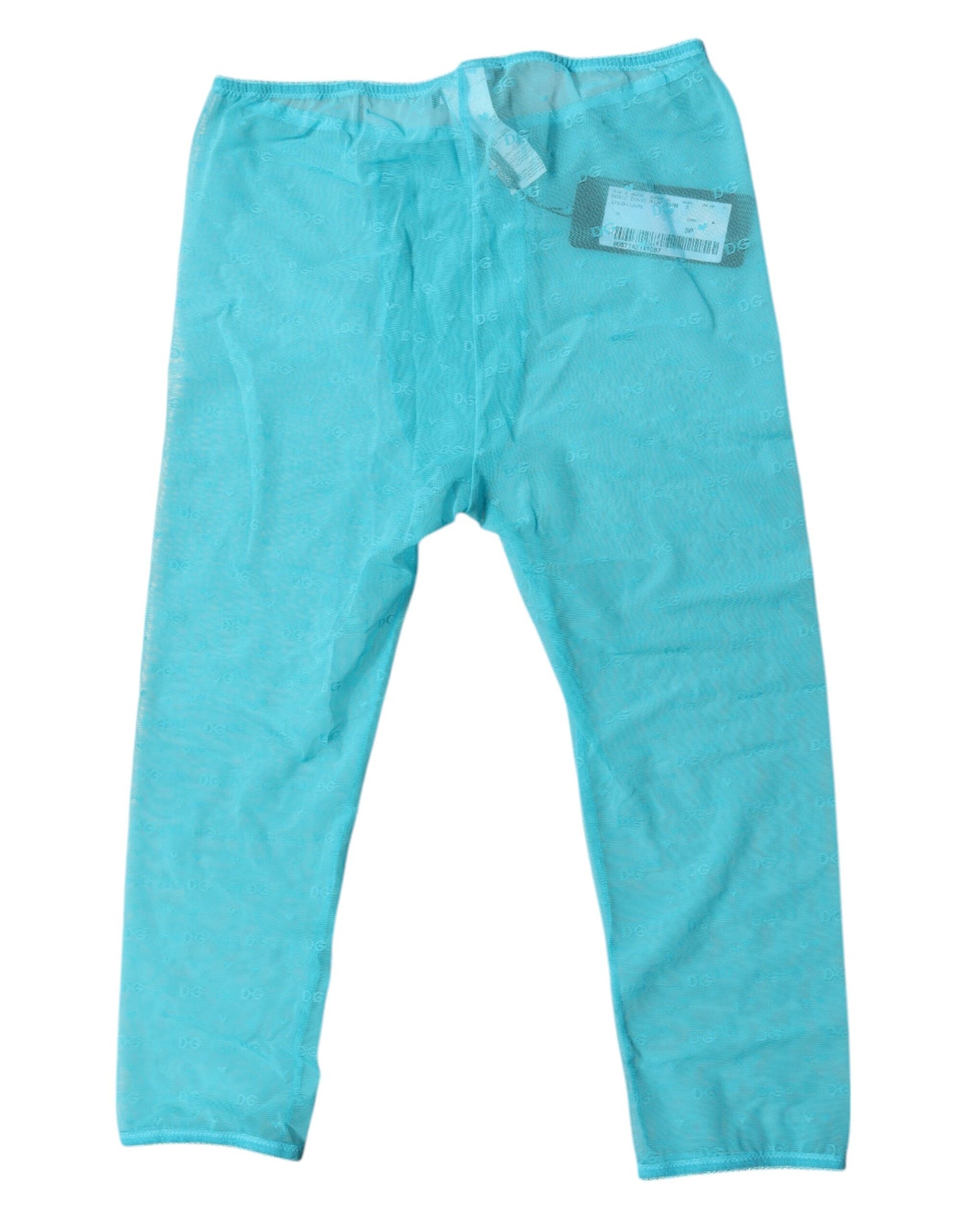 Lencería de encaje con logotipo azul, ropa interior ajustada y recortada