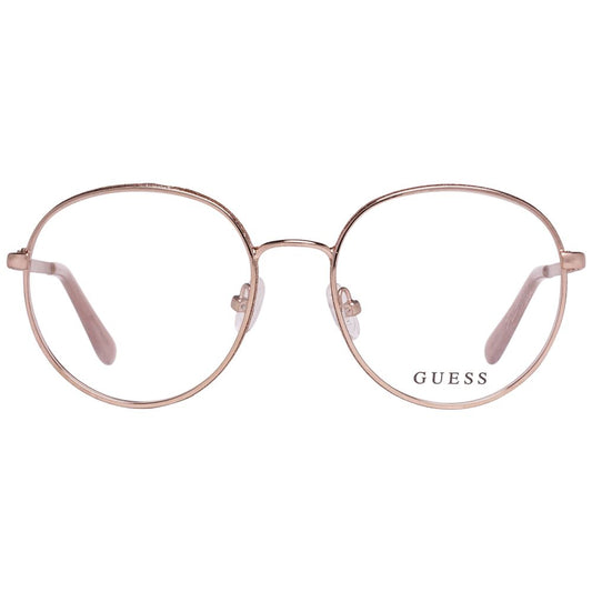 Montures optiques dorées pour femmes