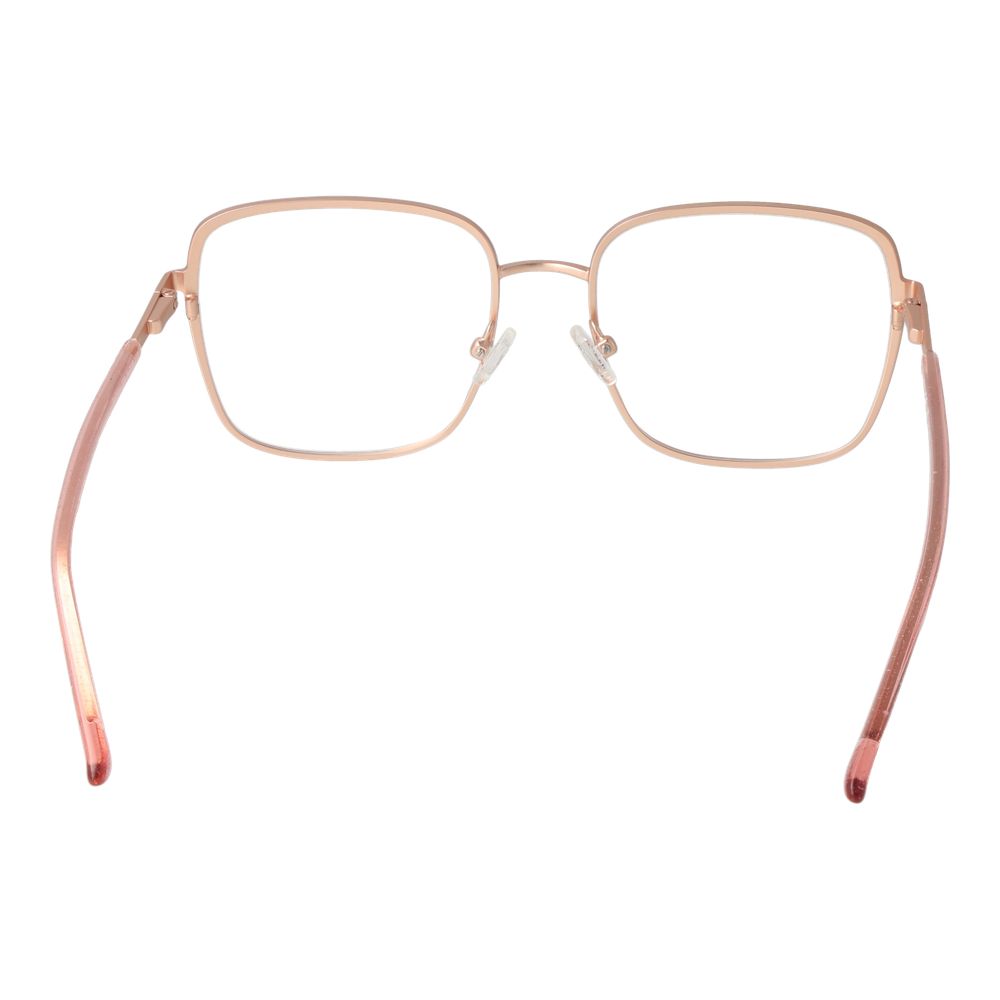 Montures optiques pour femmes en or rose
