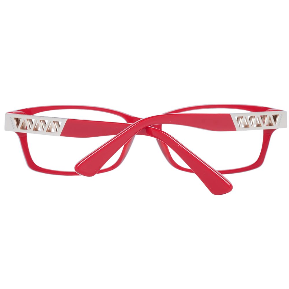 Monturas ópticas rojas para mujer