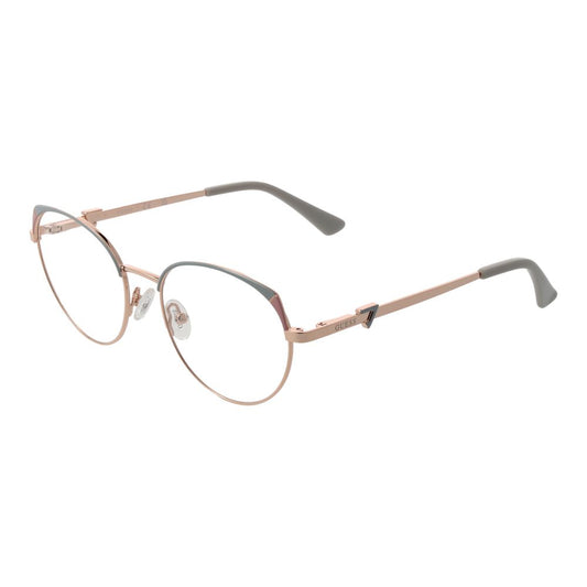 Montures optiques pour femmes en or rose