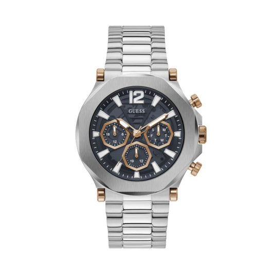 Montre en acier inoxydable gris