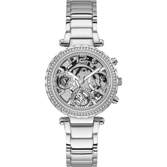 Montre en acier inoxydable gris