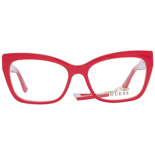 Montures optiques rouges pour femmes