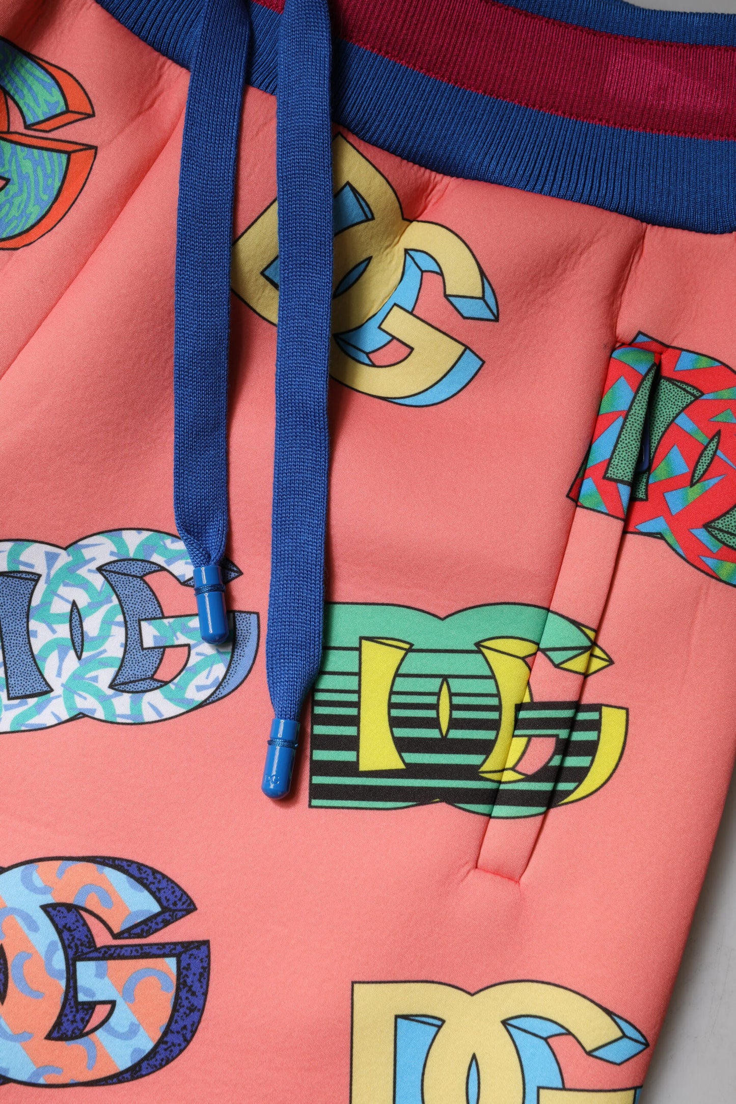 Pink Logo Monogram Jogger Sweatpants Pants