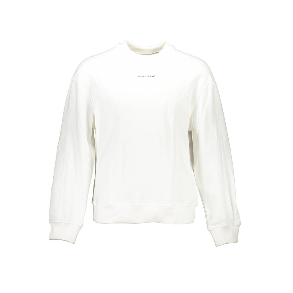 Sweat-shirt unisexe en coton blanc