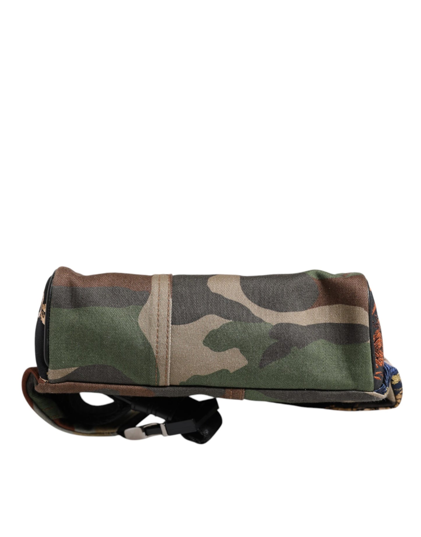 Riñonera con logo de patchwork de camuflaje multicolor