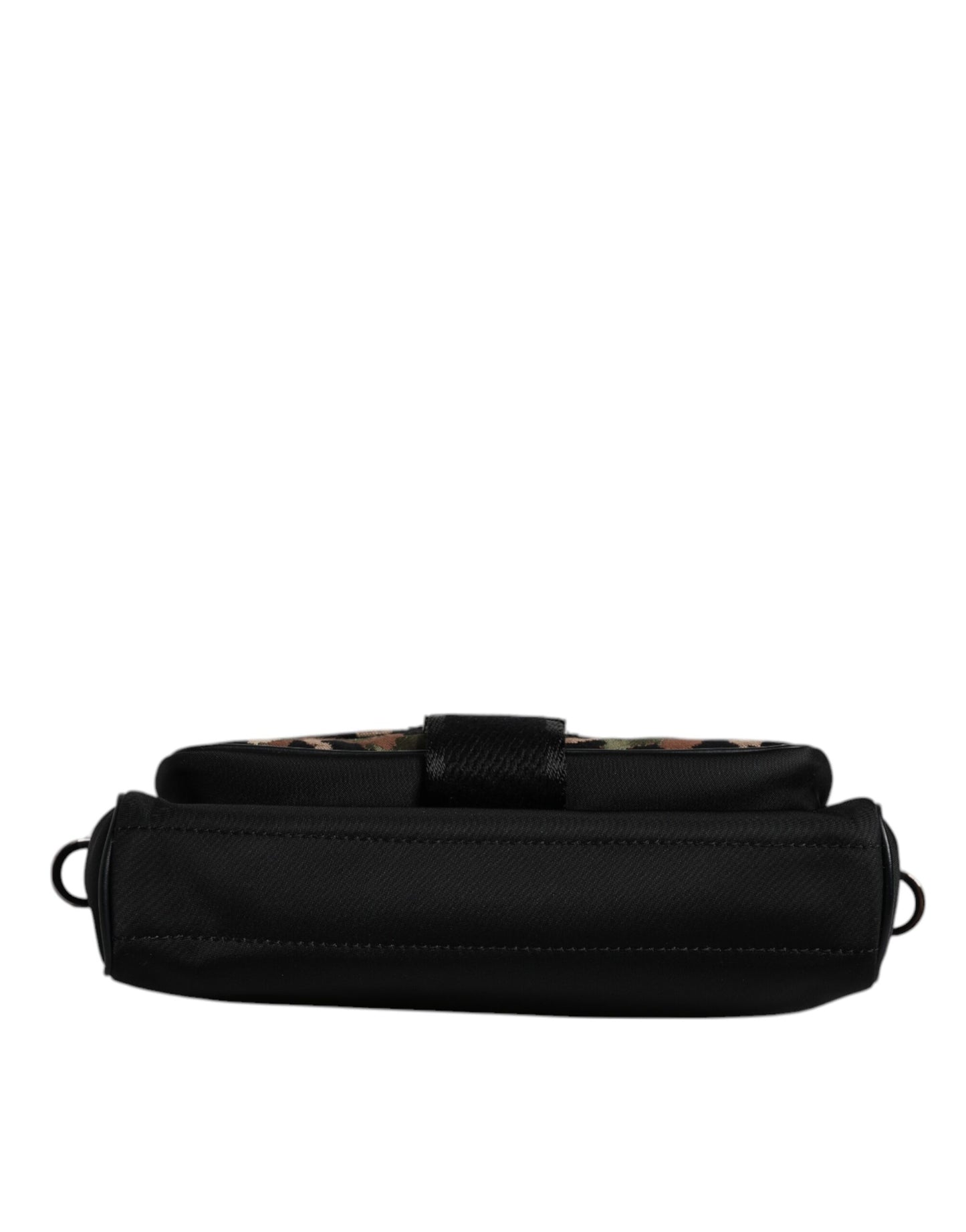 Bolso bandolera de jacquard con estampado de leopardo multicolor