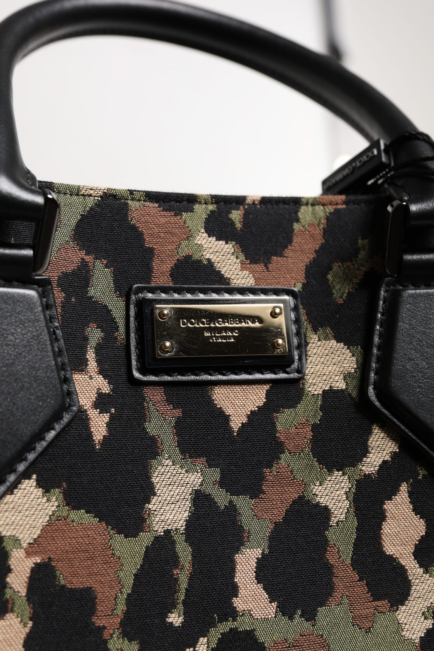 Bolso de hombro tipo tote con estampado de leopardo multicolor