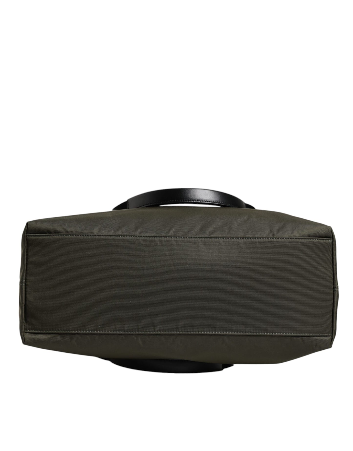 Bolso de mano de nailon verde militar con correa para el hombro