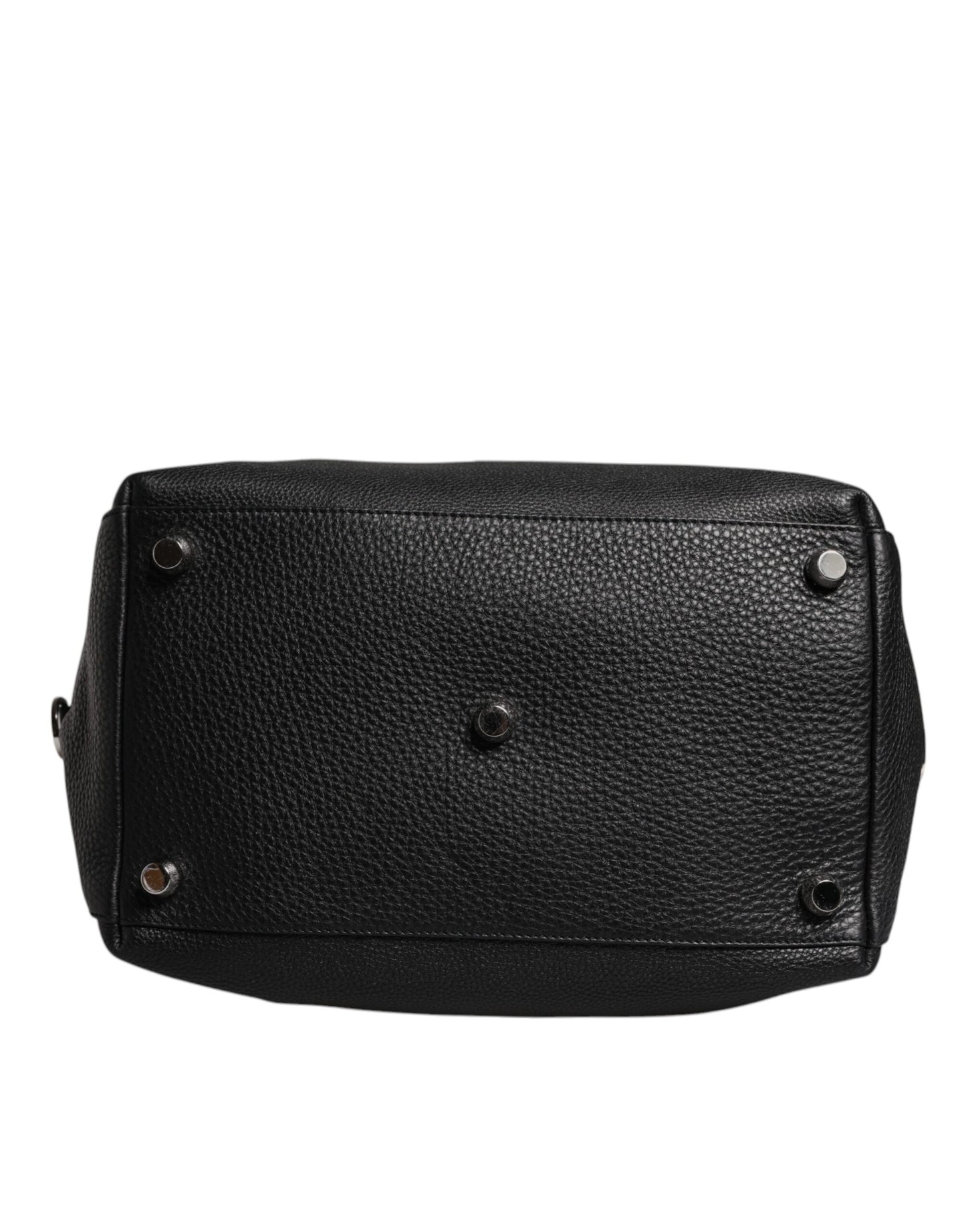Bolso bandolera de piel de becerro negra