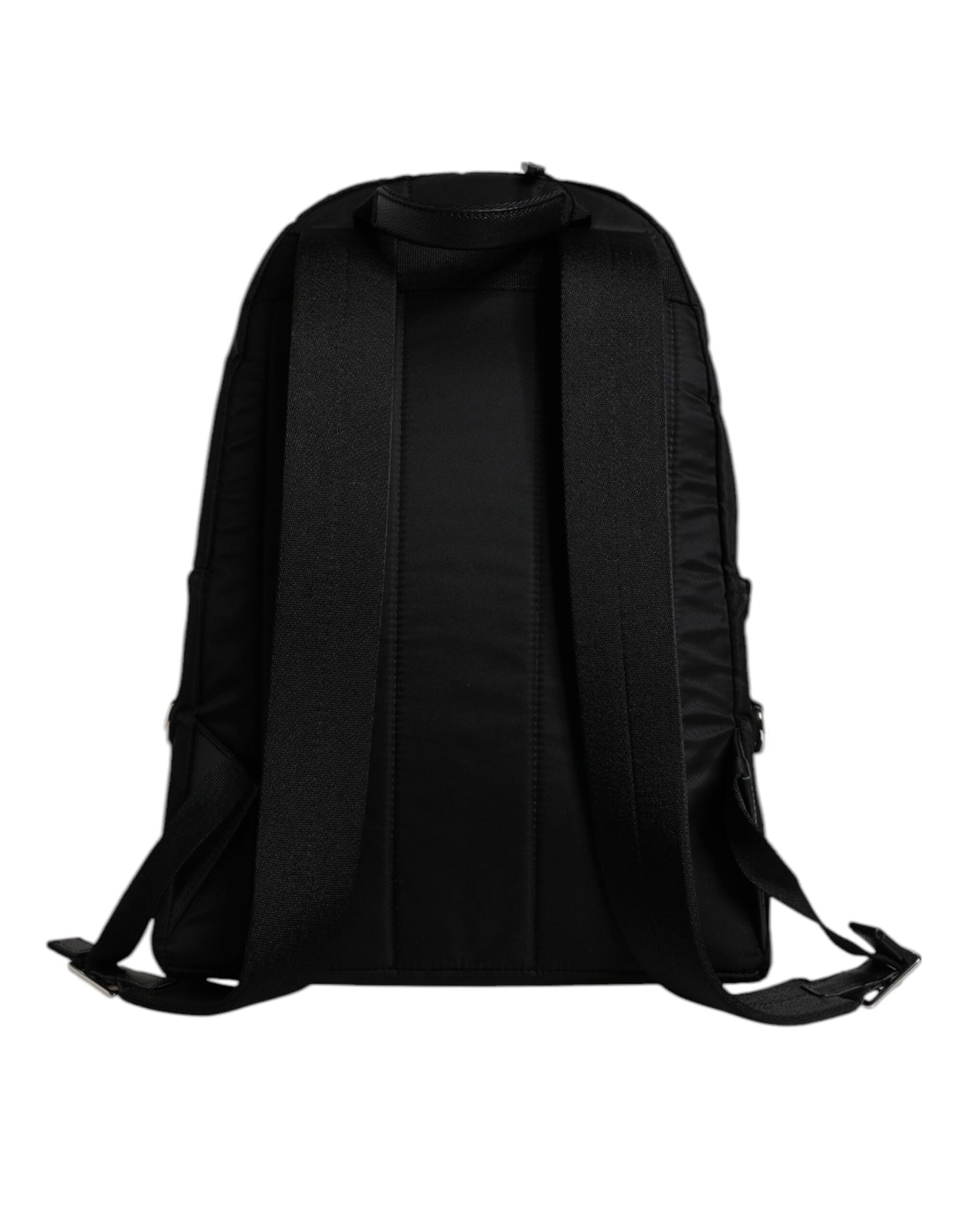 Sac à dos en nylon noir orné #DGFAMILY VULCANO