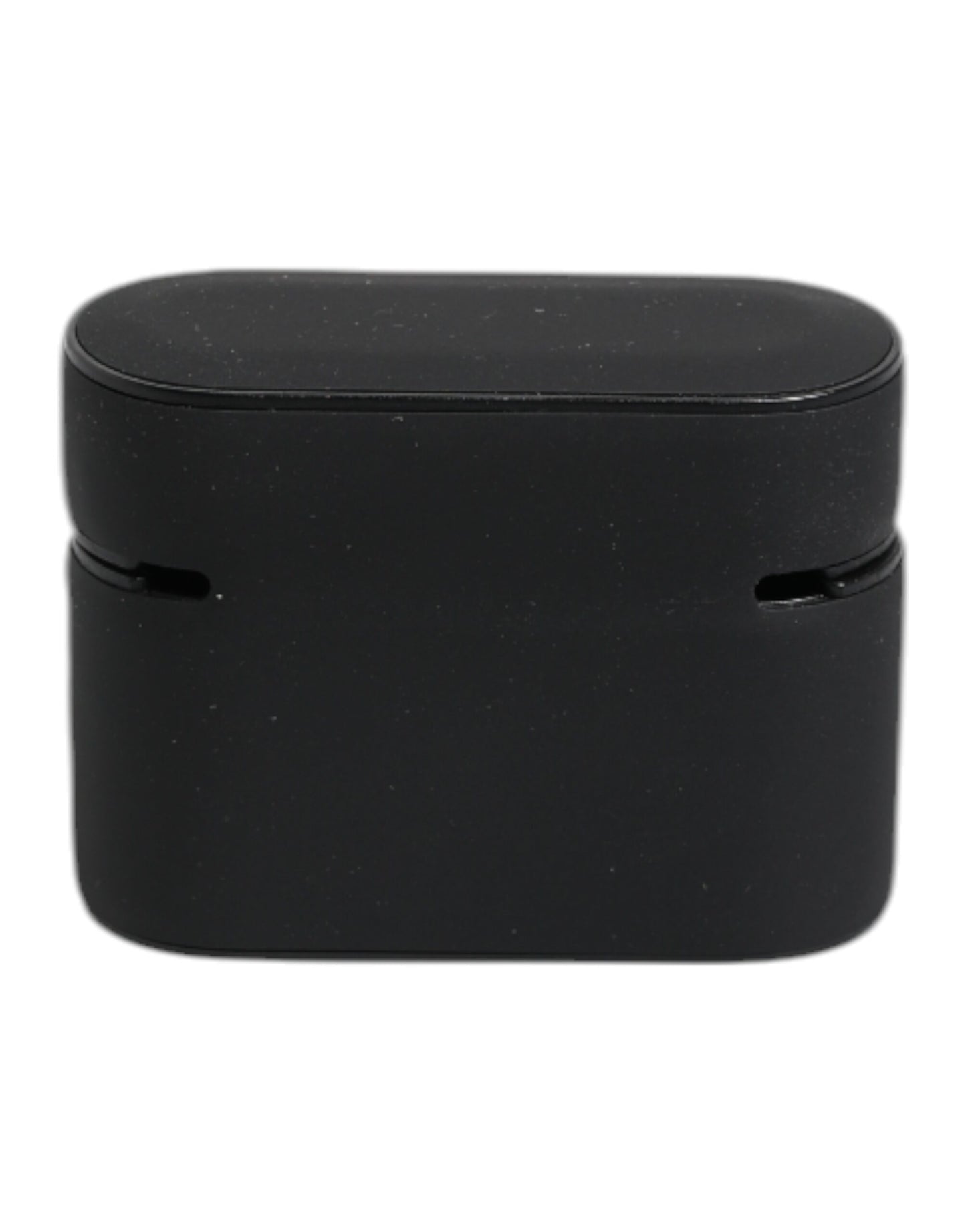 Estuche para AirPods de silicona con logotipo en relieve en negro y amarillo