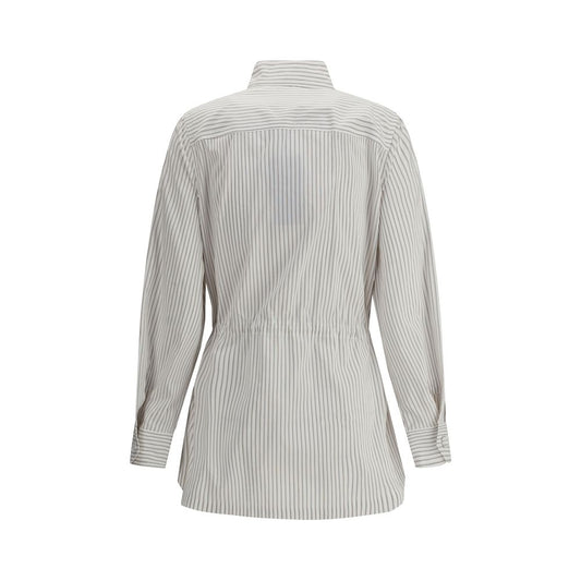 Striped Shirt Jacket
