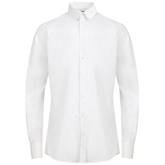 Chemise en coton blanc