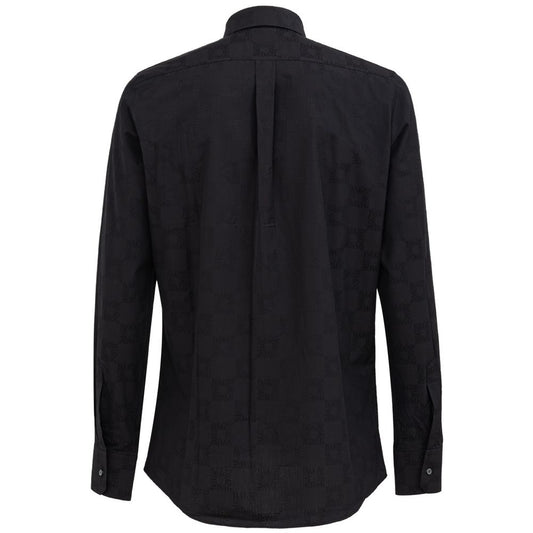 Chemise en coton noir