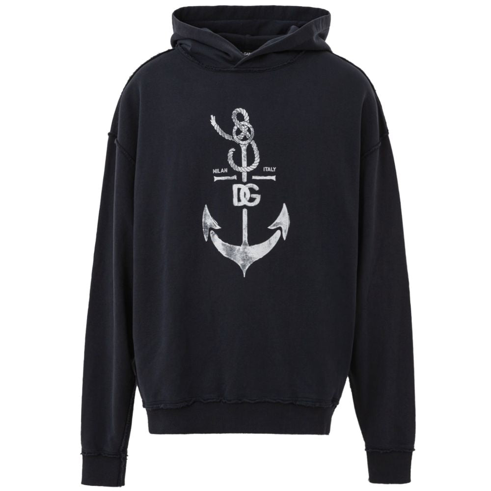 Sudadera de algodón azul