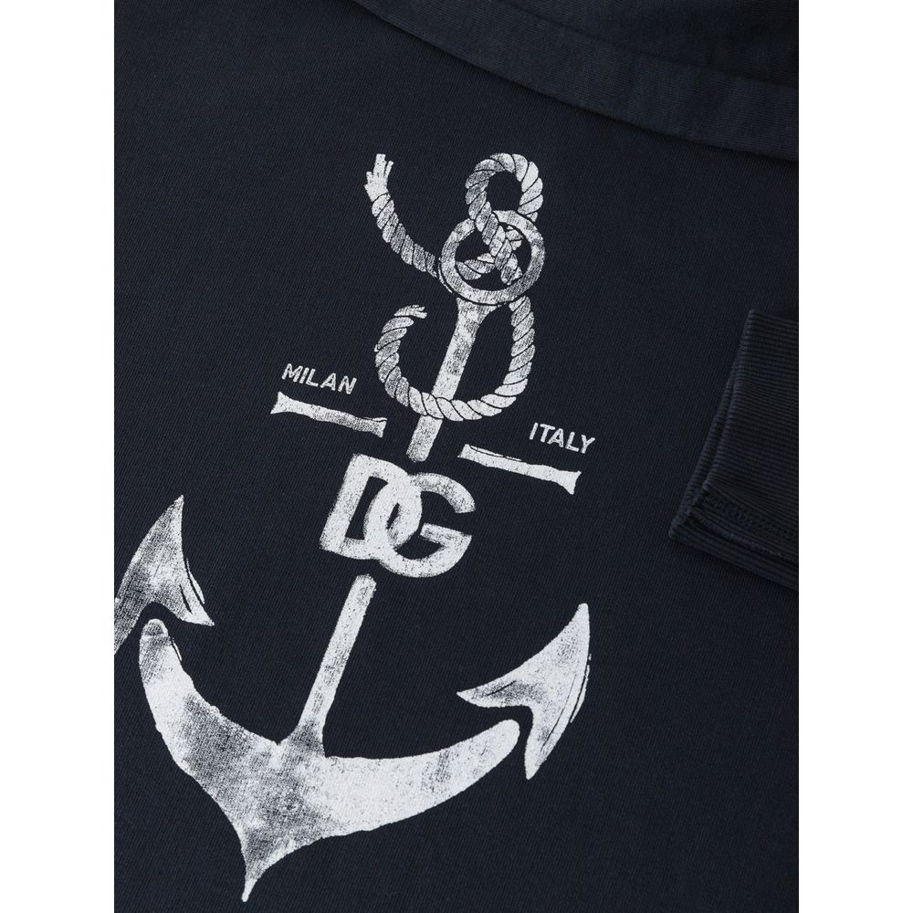 Sudadera de algodón azul