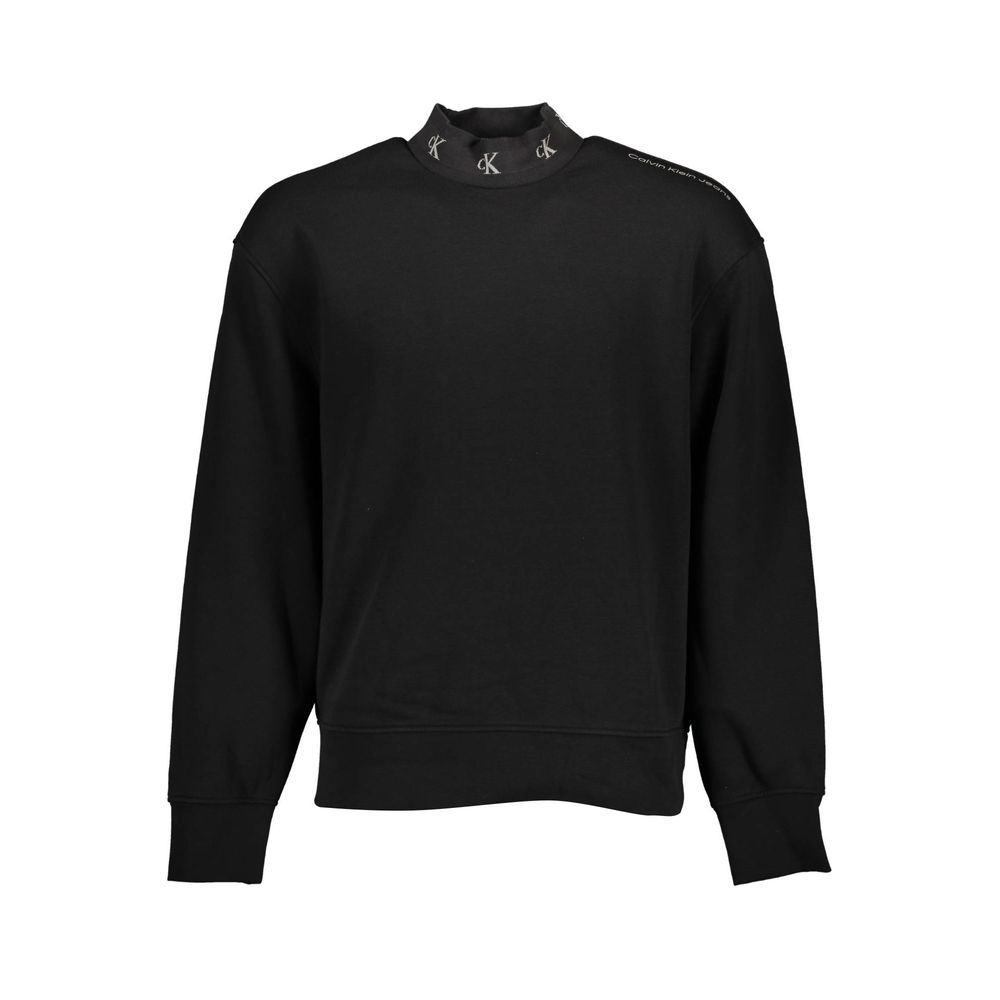 Pull homme en coton noir