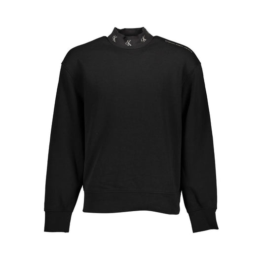 Pull homme en coton noir