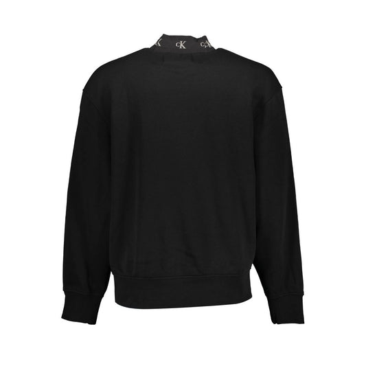Pull homme en coton noir