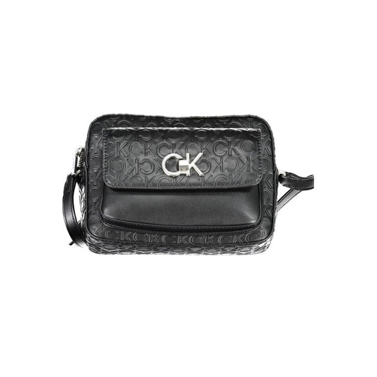Sac à main en polyester noir
